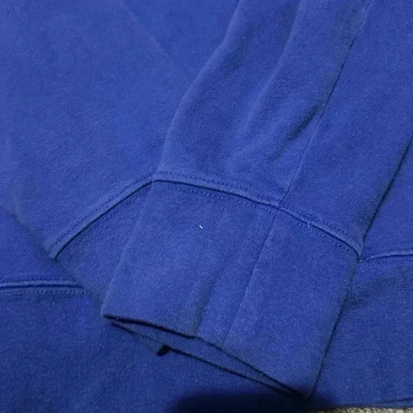 Northface purple / peach hoodie logo front size large - Picture 4 of 6